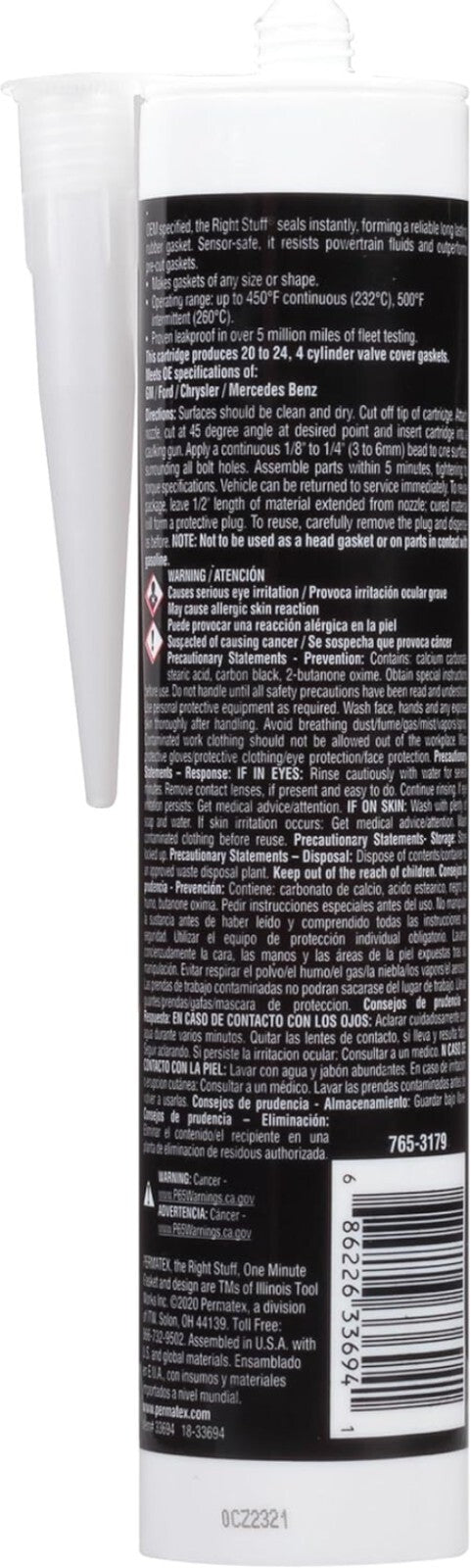 Elastomeric Rubber Gasket Maker - 10.1 oz (6 Pack) - High-Performance Solution