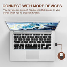 Load image into Gallery viewer, Comfortable Bluetooth Headset with Dual Device Connection &amp; Noise Cancellation