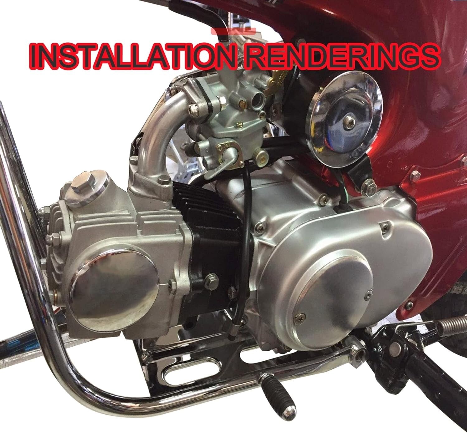 Reliable Cylinder Head Replacement for 110cc Dirt Bikes & Quads - Easy Install