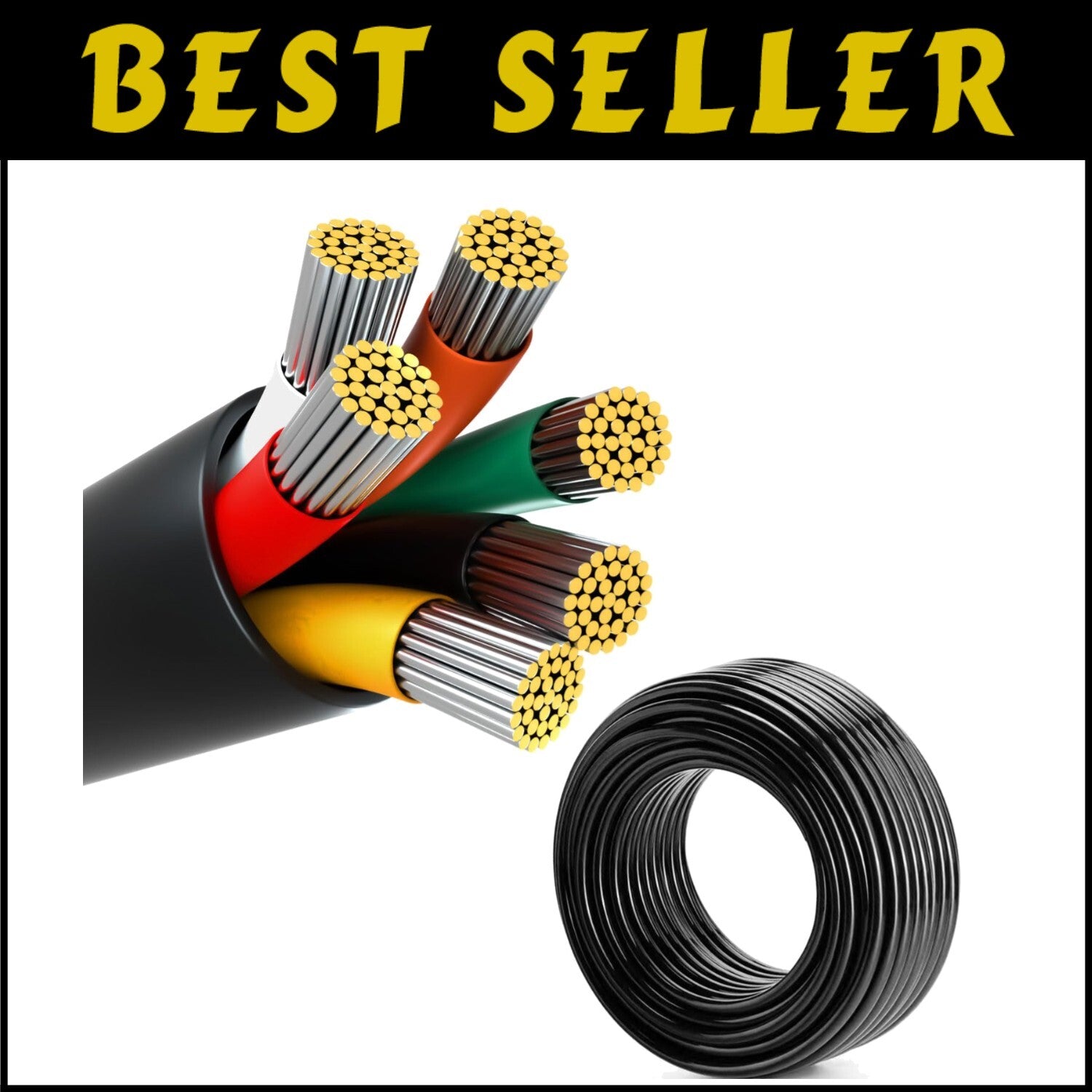Versatile 33FT 16 AWG Flexible Electrical Wire - Ideal for Automotive & Speakers