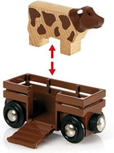 Load image into Gallery viewer, Sustainable Farm Railway Set - 20 Wooden Pieces for Creative Playtime Adventures