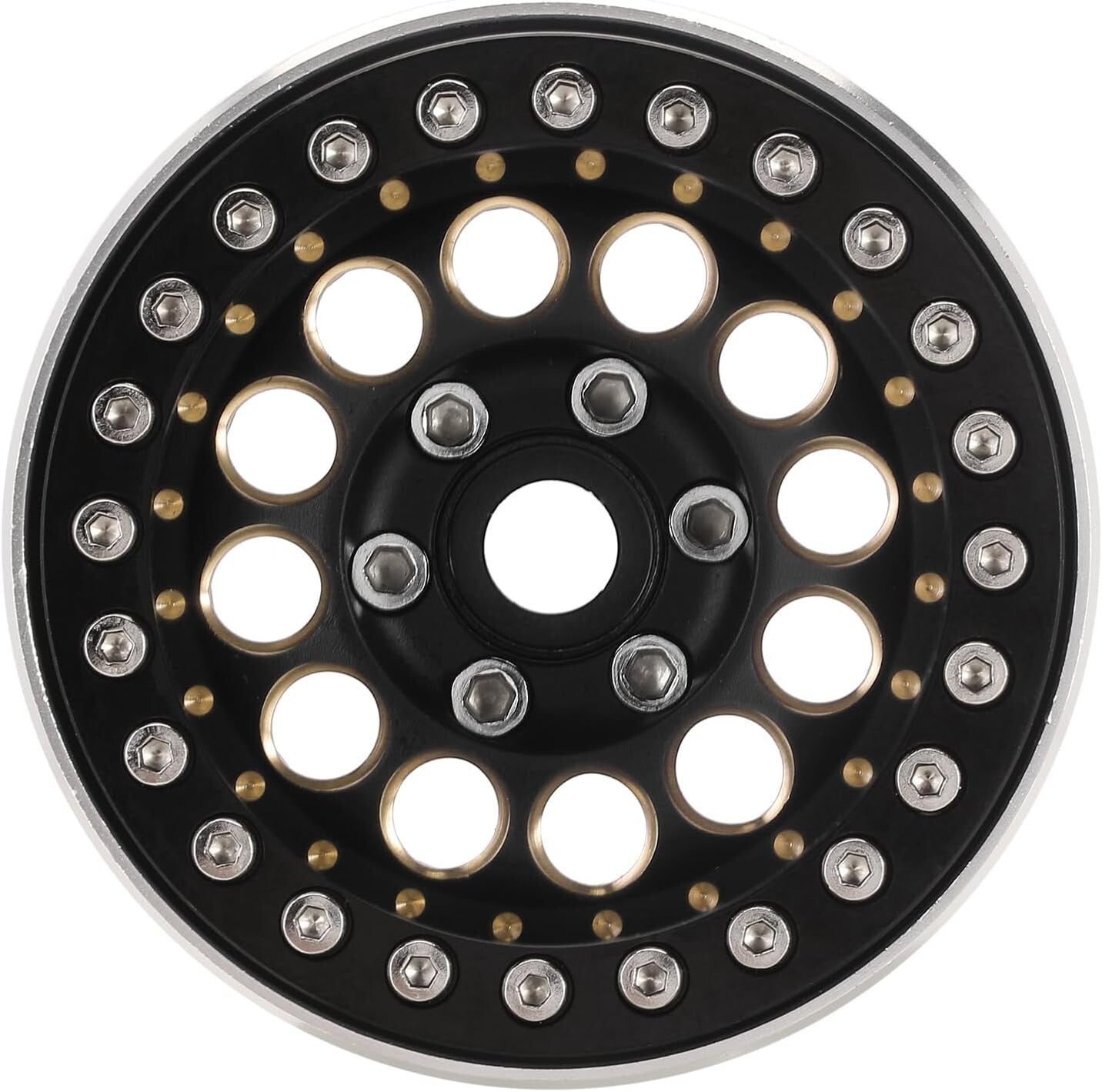 153g Heavy Brass & Aluminum Wheels – Enhance Climbing Performance for RC Cars