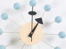 Load image into Gallery viewer, Stylish Ball Clock in Blue - Modern Non-Ticking Wall Clock for Home &amp; Office