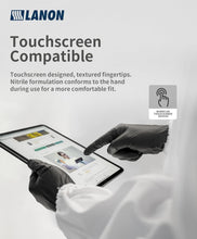 Load image into Gallery viewer, 6-Mil Heavy-Duty Black Nitrile Disposable Gloves - Food-Safe, 1000 Pack, Small