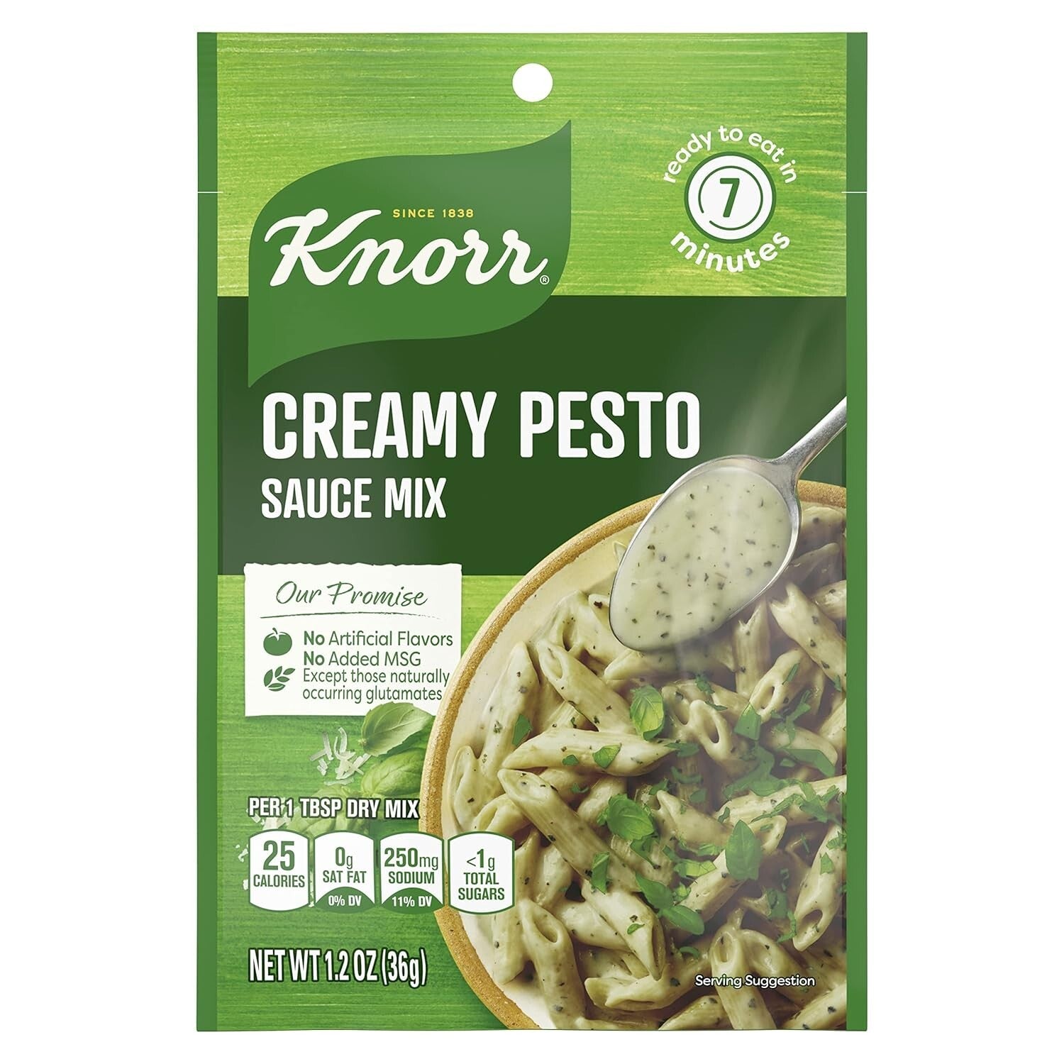 Velvety Creamy Pesto Sauce Mix - No Artificial Flavors, Ready in Minutes