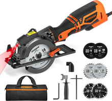 Load image into Gallery viewer, Precision 4-1/2" Circular Saw with Adjustable Cutting Depth &amp; Auxiliary Handle