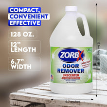 Load image into Gallery viewer, Unscented 128 Oz Advanced Odor Destroyer - Non-Toxic, Biodegradable Formula