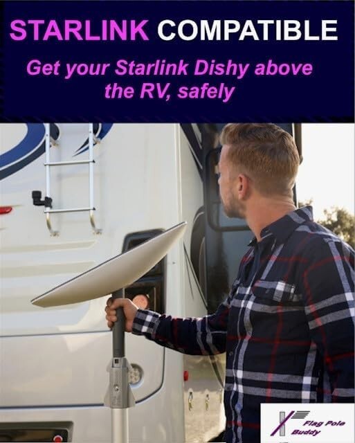 Durable Aluminum Starlink Gen 2 Mount with Innovative Ground Access Design