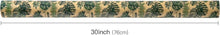 Load image into Gallery viewer, Eco-Friendly Kraft Wrapping Paper Roll with Floral Green Leaves - 196 Sq Ft