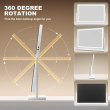 Load image into Gallery viewer, Modern LED Makeup Mirror with 10X Magnification - USB and Smart Touch Features