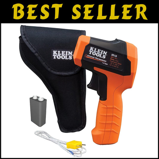 Compact Infrared Thermometer for Professionals - Durable, Quick Response, K-Type