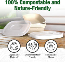 Load image into Gallery viewer, Eco-Friendly 100 Count Oval Paper Bowls - 40 oz, Ideal for Parties &amp; Takeout
