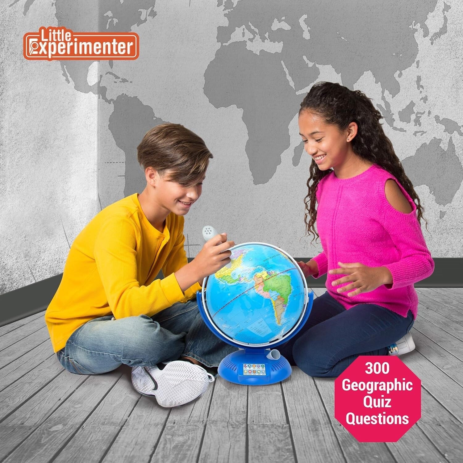 9-Inch Interactive Educational Globe with Smart Audio Pen - Fun Trivia for Kids