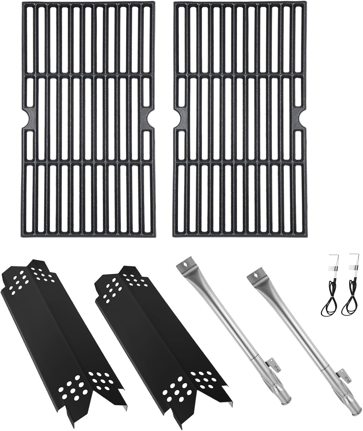 Nexgrill 2-Burner Grill Repair Kit: Includes Grates, Burners & Heat Plates