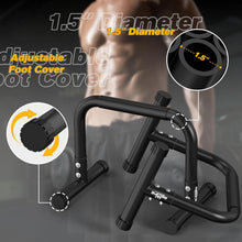 Load image into Gallery viewer, Heavy-Duty Dip Station: Max 660LBS Capacity Push-Up Bars, Home Fitness Solution