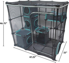 Load image into Gallery viewer, Outdoor Mega Cat Playset - Spacious &amp; Durable Mesh Jungle Gym for Cats
