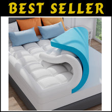 Load image into Gallery viewer, Washable 3-Inch Cooling Gel &amp; Pillow Top Mattress Topper for Ultimate Comfort