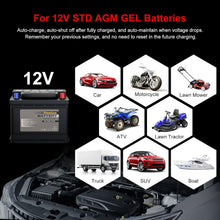 Load image into Gallery viewer, Compact 2/10/25A 12V Smart Battery Charger with Engine Start &amp; ETL Certification