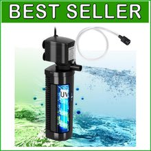 Load image into Gallery viewer, Powerful 5W U-V Internal Filter for Fish Tanks 20-75 Gallons - Fresh &amp; Saltwater
