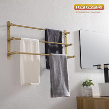 Load image into Gallery viewer, Rustproof Stainless Steel Ladder Towel Bar – Elegant 3-Tier Wall-Mounted Design