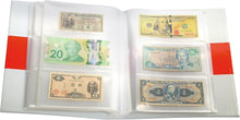 Load image into Gallery viewer, Multicolored Banknote Storage Album - 300 Banknote Capacity Secure Design