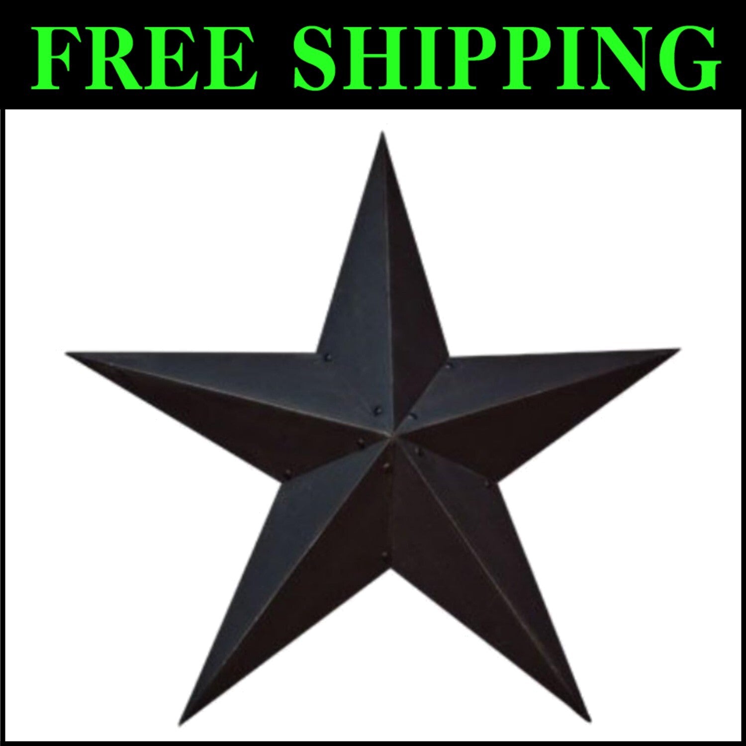 Americana-Inspired 48-Inch Barn Star with Braided Rope – Eye-Catching Decor