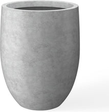 Load image into Gallery viewer, Large Round 21.7" Concrete Planter with Drainage for Stylish Indoor/Outdoor Use