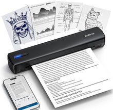 Load image into Gallery viewer, Compact Bluetooth Thermal Printer for Home, Car, or Office - Inkless &amp; Portable