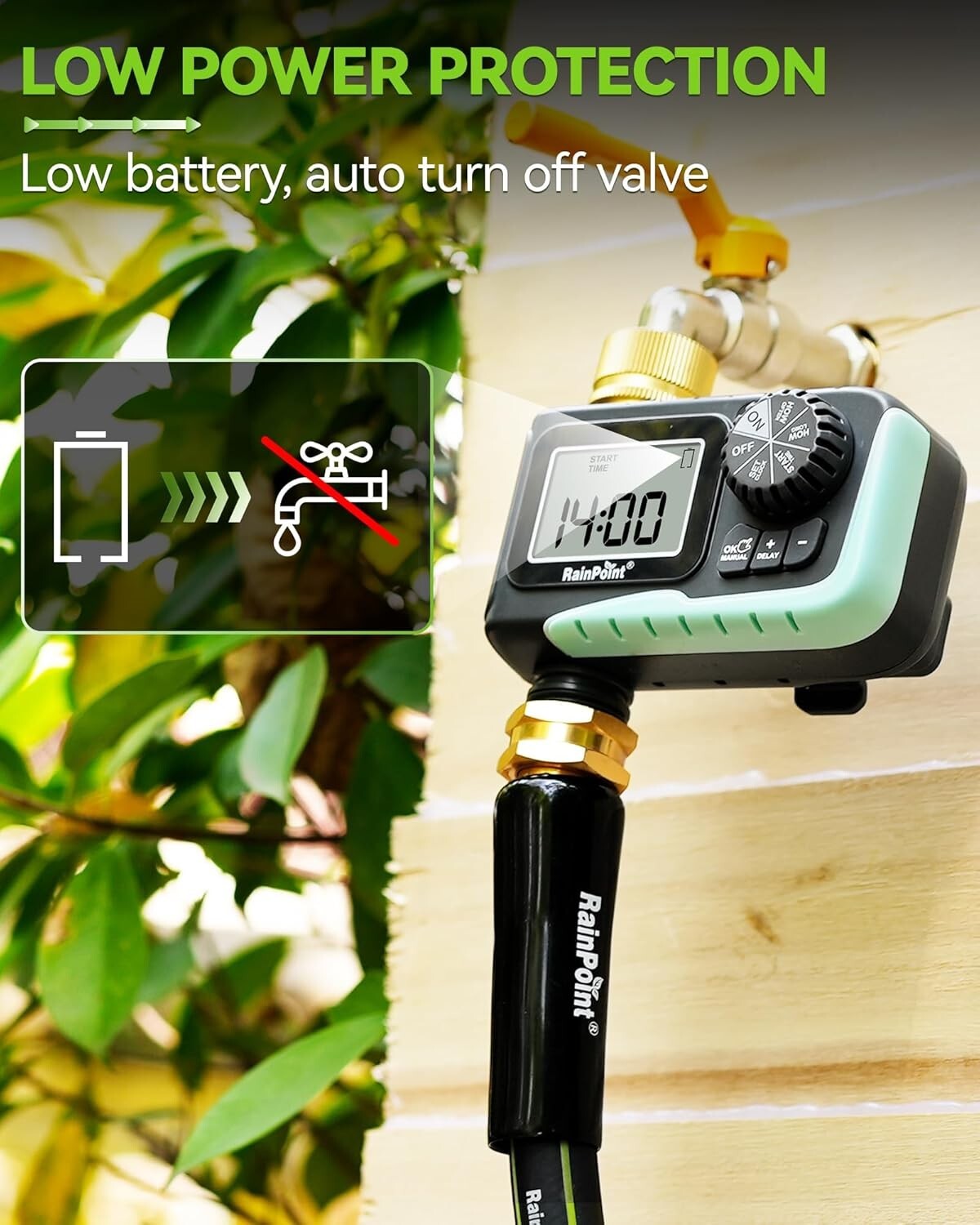 Digital Irrigation System with LCD Display for Easy Garden Watering Control