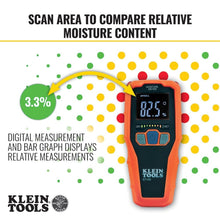 Load image into Gallery viewer, Professional Pinless Moisture Meter with Reverse-Contrast Display for Easy Use