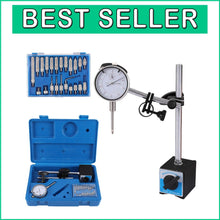 Load image into Gallery viewer, Adjustable Dial Indicator 0-1" with Magnetic Holder - Ideal for Precision Work