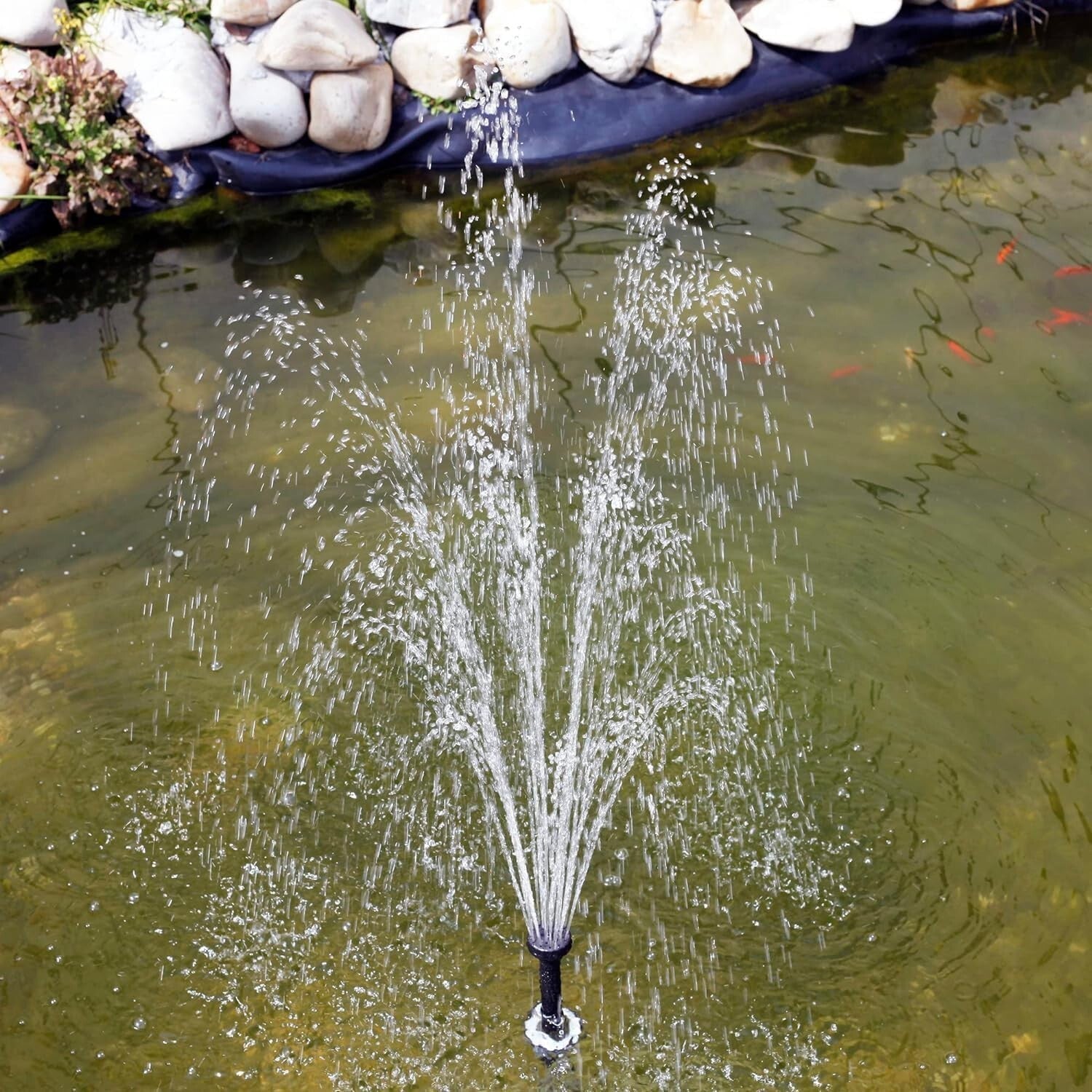 Eco-Friendly 25W Solar Water Pump for Aquatic Settings - No Wiring Required