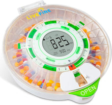 Load image into Gallery viewer, User-Friendly Pill Dispenser with 28-Day Capacity &amp; Adjustable Alert Settings