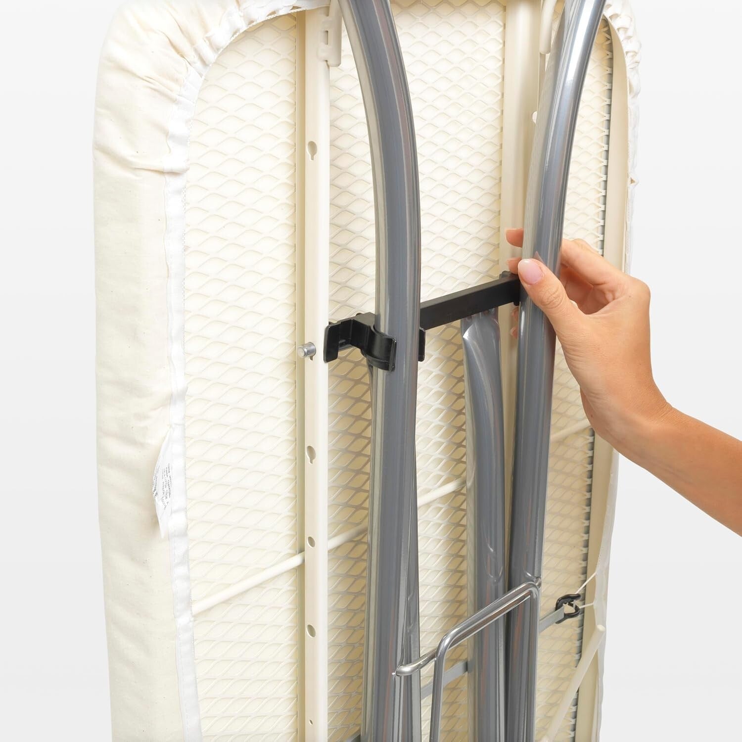 Ergonomic Ironing Board with Linen Rack - Perfect for Left & Right-Handed Users