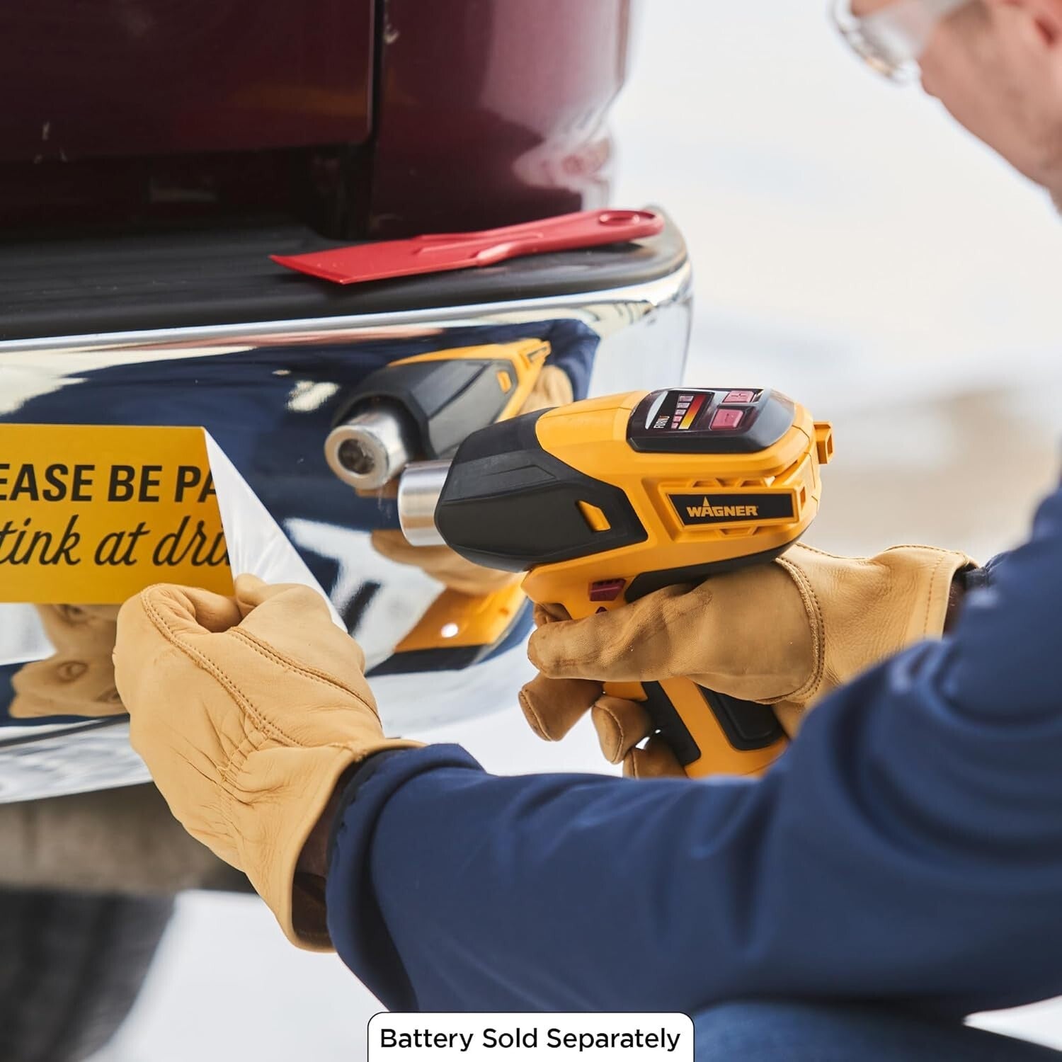 Versatile Cordless Heat Gun - SprayTech FURNO 550, 5 Temp Settings, 2 Nozzles