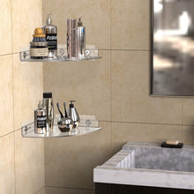 Load image into Gallery viewer, Functional Space-Saving Corner Shelves Set - No-Drill Adhesive Shower Organizer