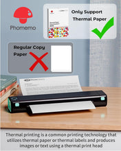 Load image into Gallery viewer, Compact Inkless Portable Printer with Rechargeable Battery - Print Anywhere!