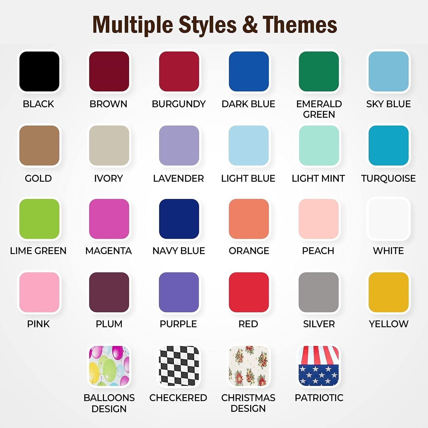 Durable Dark Blue Plastic Table Covers - 48 Disposable Rectangle Tablecloths