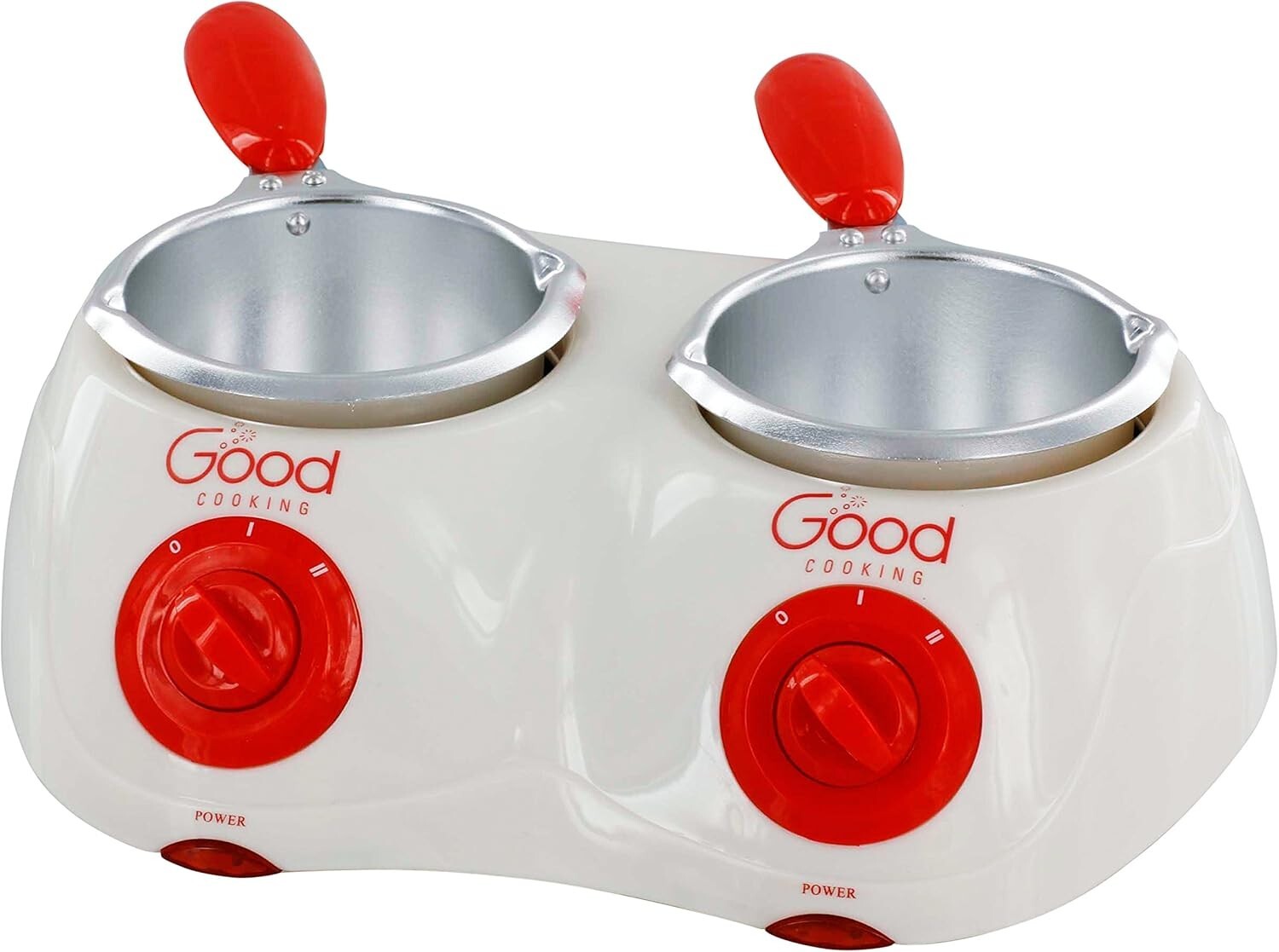 2-Cup Dual Chocolate Melting Gift Set with Molds - Ideal for Father's Day Treats