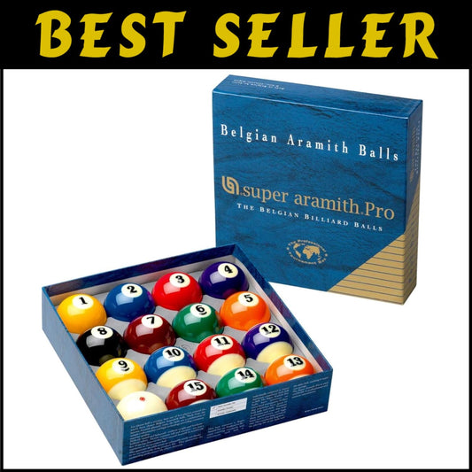 Professional Billiards Set in 2.25 Inch Pure Phenolic Resin - Ultimate Quality