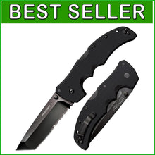 Load image into Gallery viewer, Lightweight Recon 1 Folding Knife - Secure G-10 Grip and Tanto Serrated Edge