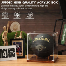 Load image into Gallery viewer, Versatile 10-Inch Acrylic Display Case for Autographed Basketball Memorabilia