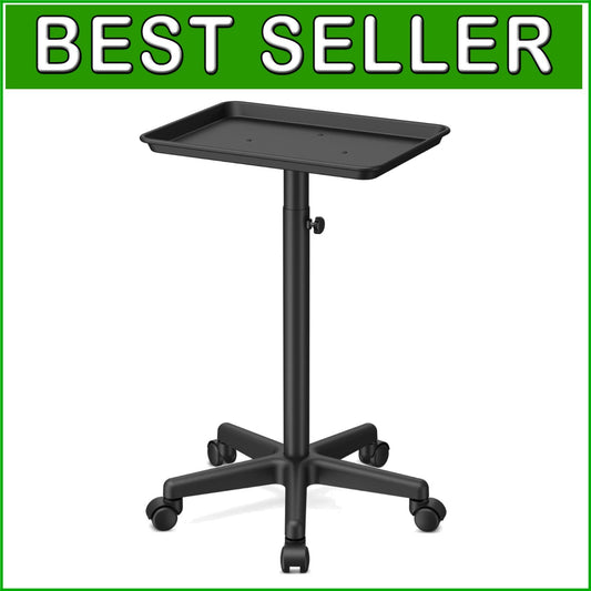 Durable Aluminum Salon Tray with 360° Swivel Wheels - Ideal for Professionals