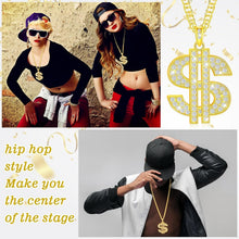 Load image into Gallery viewer, Exquisite Gold Dollar Sign Hip Hop Necklace for Casual and Costume Wear