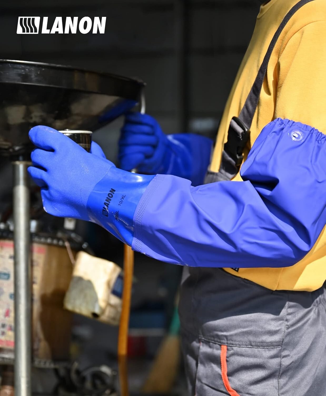 Superior Grip 26-Inch PVC Chemical Resistant Gloves - XL, Ideal for Any Task