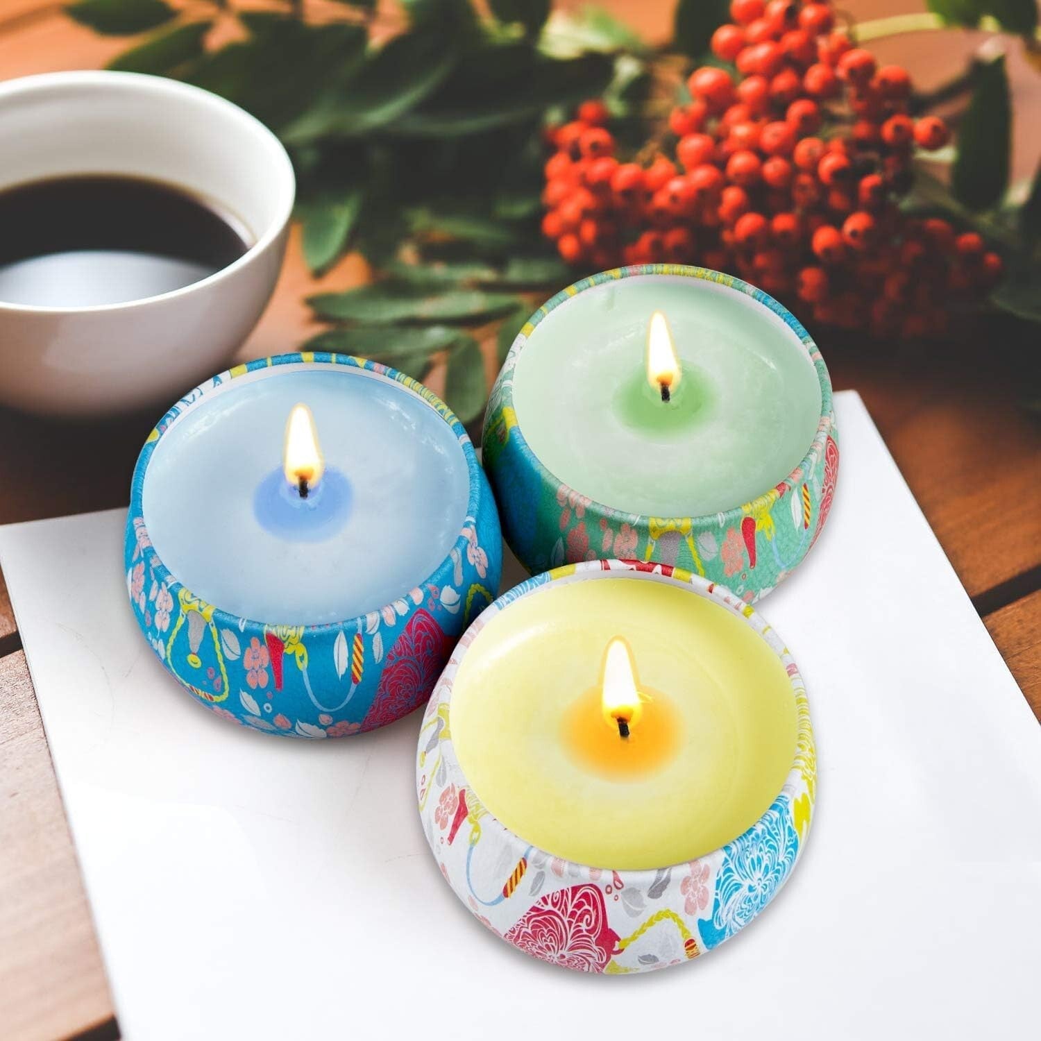 All-Season DIY Candle Making Gift Kit with Melting Pot & Fragrance Essentials