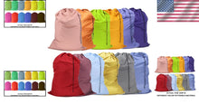 Load image into Gallery viewer, Machine Washable Extra Large Drawstring Laundry Bags - 12 Pack for Everyday Use