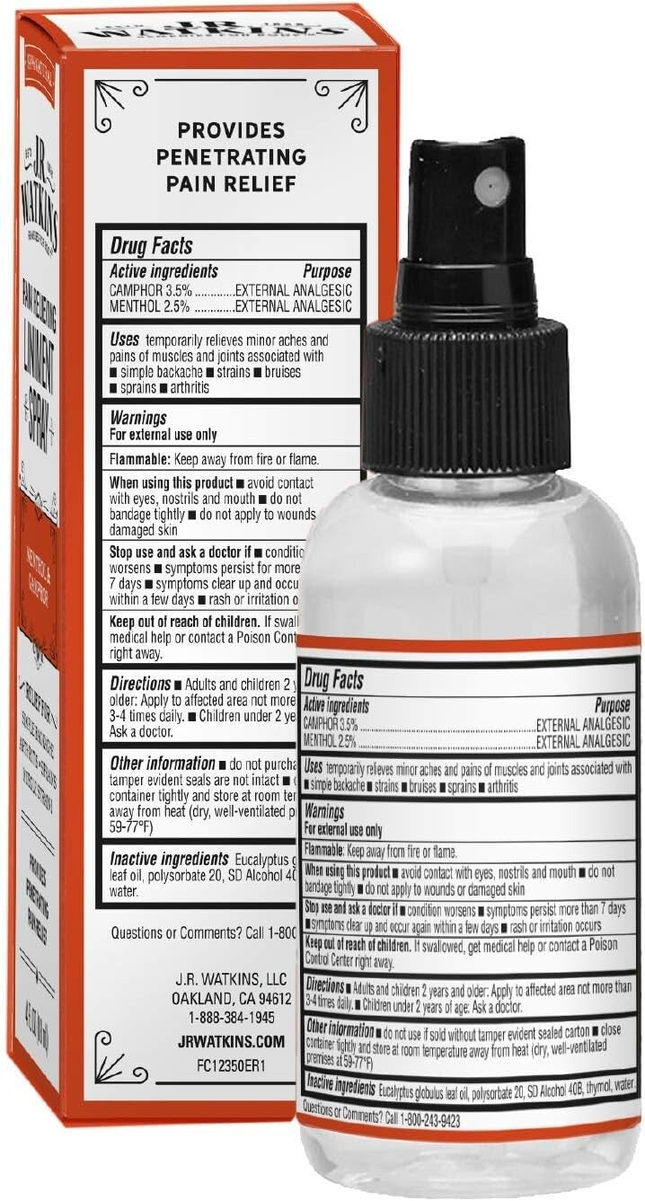 Original Pain Relieving Spray - Fast Acting Muscle Relief for Arthritis Aches