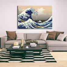 Load image into Gallery viewer, Stunning 48x32 Giclee Print of Hokusai's Great Wave - Wall Art for Elegance