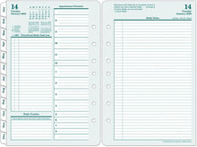 Load image into Gallery viewer, Classic Two Page Per Day Planner for 2025 - Inspiring Daily Organization